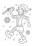 Set of 5 Christmas Card Pack - Colour your Own