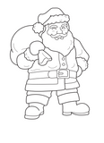 Set of 5 Christmas Card Pack - Colour your Own