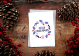 Set of 5 Christmas Card Pack - Creepy