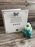 Paw Print Sympathy Card