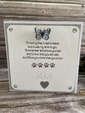Paw Print Sympathy Card