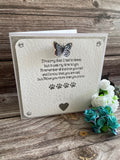 Paw Print Sympathy Card