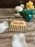 Beard Comb Keyring
