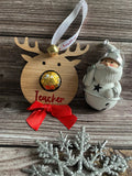 Reindeer Head Christmas Ornament