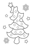 Set of 5 Christmas Card Pack - Colour your Own