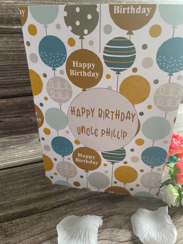 Birthday Balloon Card