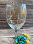 Horse Lovers Glass