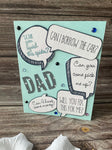 Speech Bubble Father Card