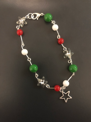 Christmas Star Link Bracelet